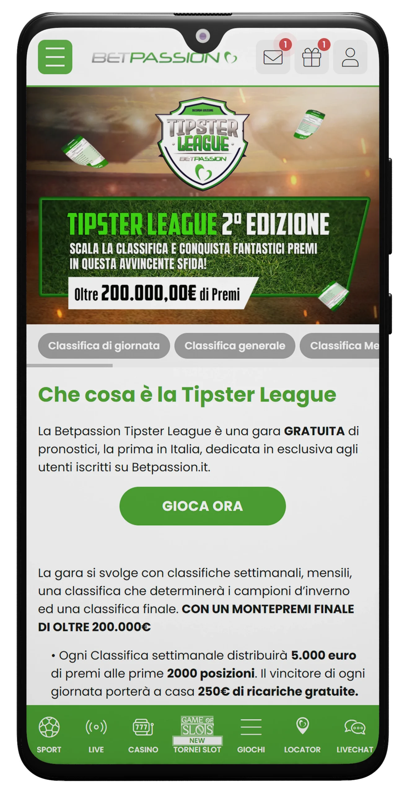 mobile-betpassion tipster league